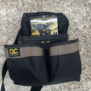 CLC Work Gear Black and Tan Nail & Tool Belt Pouch
